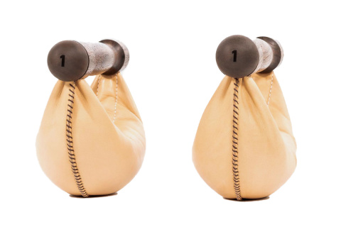 Hantle NOHRD SwingBell Walnut Natural para 2 x 1 kg