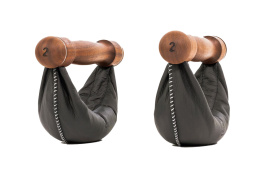 Dumbbells NOHRD SwingBell Walnut Black Pair 2 x 2 kg