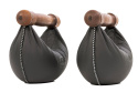 Dumbbells NOHRD SwingBell Walnut Black Pair 2 x 8 kg