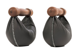 Hantle NOHRD SwingBell Walnut Black para 2 x 6 kg