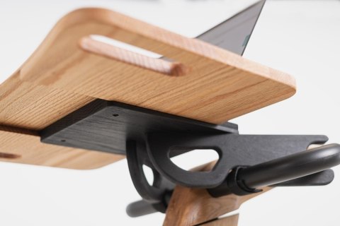 Laptop support tray for NOHRD Bike V2 Vintage Oak