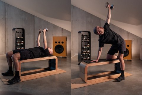 Wieża treningowa NOHRD StepTower Walnut Orzech