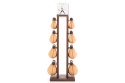 Hantle NOHRD SwingBell 2-8 Kg ze stojakiem Tower Classic Nature Orzech Skóra