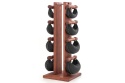 Hantle NOHRD SwingBell 2-8 Kg ze stojakiem Tower Club Buk Skóra