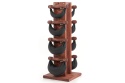 Hantle NOHRD SwingBell 2-8 Kg ze stojakiem Tower Club Buk Skóra