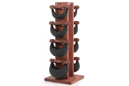 Hantle NOHRD SwingBell 2-8 Kg ze stojakiem Tower Club Buk Skóra