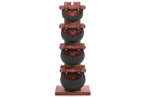Hantle NOHRD SwingBell 2-8 Kg ze stojakiem Tower Club Buk Skóra