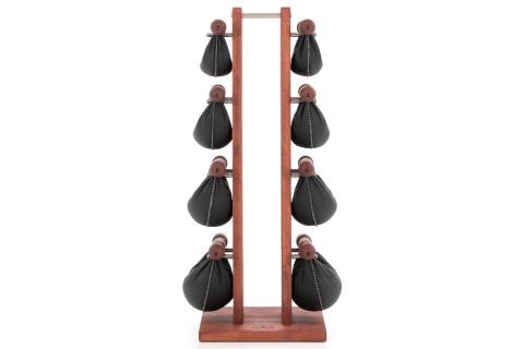 Hantle NOHRD SwingBell 2-8 Kg ze stojakiem Tower Club Buk Skóra