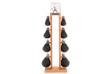 Hantle NOHRD SwingBell 2-8 Kg ze stojakiem Tower Oak Dąb Skóra