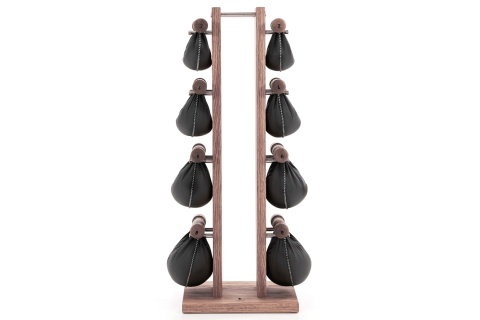 Hantle NOHRD SwingBell 2-8 Kg ze stojakiem Tower Oak Vintage Skóra