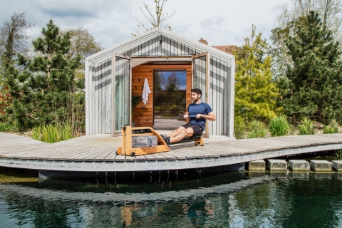 Wioślarz wodny WaterRower Home A1 Dąb