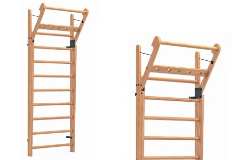 Gym Ladder NOHRD WallBar 10 Oak Oak