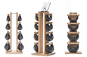 SwingBell Tower NOHrD 2-8 Kg Set Natural Ash Leather