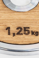 Obciążenie NOHRD WeightPlate 1,25kg Classic Orzech
